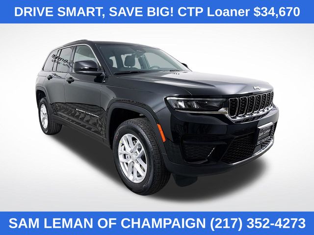 Diamond Black Crystal Pearlcoat 2025 Jeep Grand Cherokee SUV / Crossover Four-Wheel Drive 8-Speed Automatic
