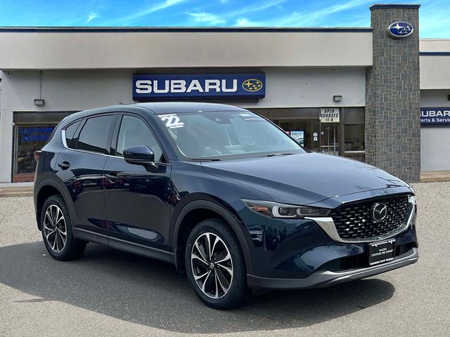 Deep Crystal Blue Mica 2022 Mazda CX-5 2.5 S Premium AWD SUV / Crossover All-Wheel Drive 6-Speed Automatic