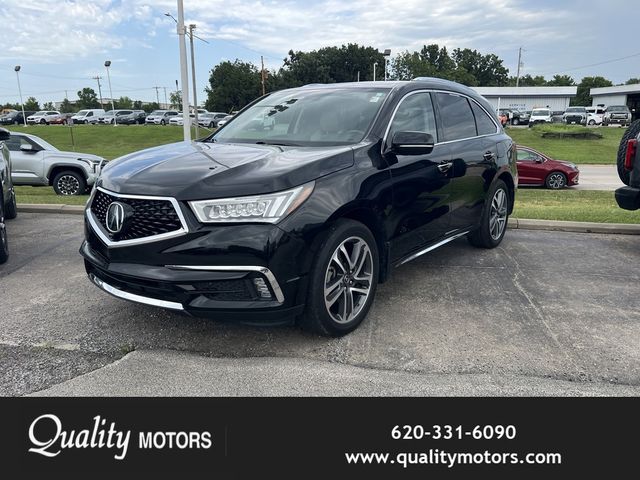 Fathom Blue Pearl 2018 Acura MDX SUV / Crossover  9-Speed Automatic