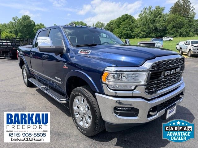 Patriot Blue Pearlcoat 2024 RAM 3500 Pickup Truck Four-Wheel Drive 6-Speed Automatic