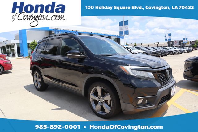 Black 2019 Honda Passport Touring FWD SUV / Crossover Front-Wheel Drive 9-Speed Automatic