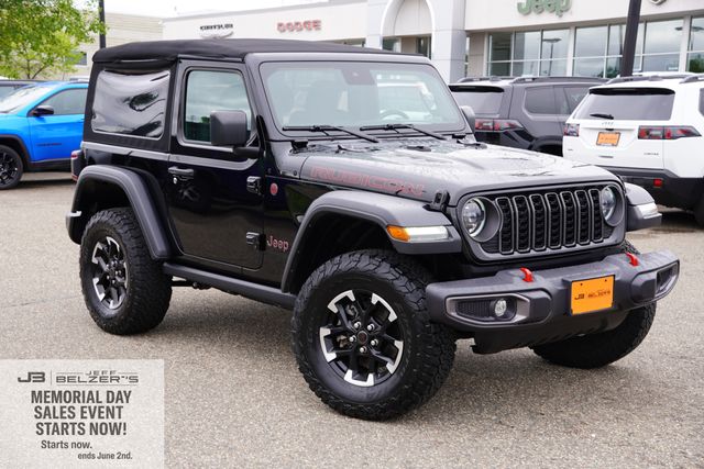 Black Clearcoat 2024 Jeep Wrangler Rubicon 2-Door 4WD SUV / Crossover Four-Wheel Drive 8-Speed Automatic