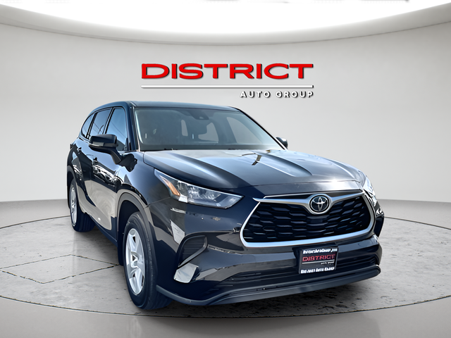 Midnight Black Metallic 2020 Toyota Highlander SUV / Crossover All-Wheel Drive 8-Speed Automatic