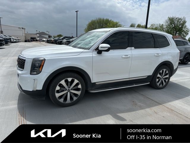 Snow White Pearl 2020 Kia Telluride EX AWD SUV / Crossover All-Wheel Drive 8-Speed Automatic