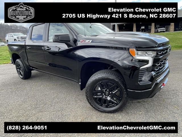Black 2026 Chevrolet Silverado 1500 LT Trail Boss Crew Cab 4WD Pickup Truck Four-Wheel Drive Automatic