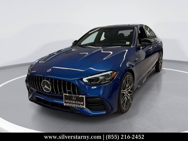 Starling Blue Metallic 2023 Mercedes-Benz C-Class Convertible All-Wheel Drive 9-Speed Automatic