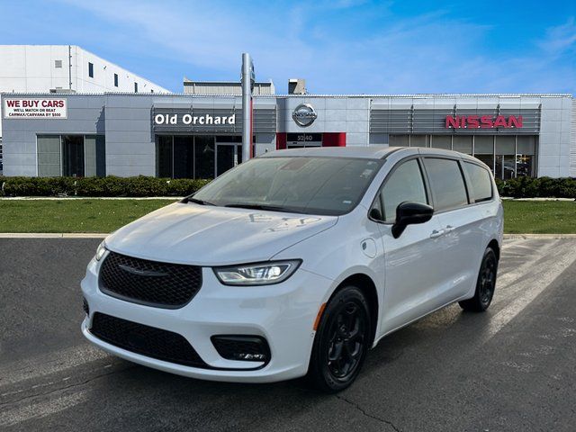 Bright White Clearcoat 2024 Chrysler Pacifica Hybrid Select FWD Minivan Front-Wheel Drive Continuously Variable Transmission