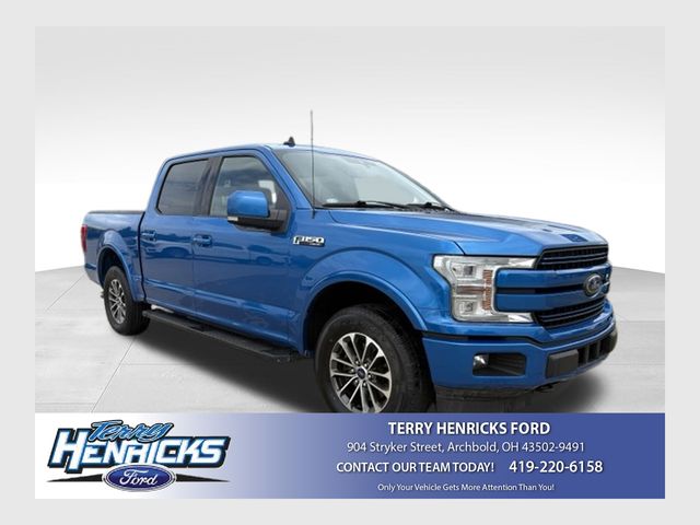 Velocity Blue Metallic 2020 Ford F-150 Pickup Truck Four-Wheel Drive Automatic