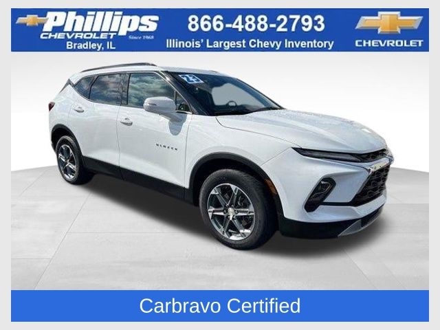 Summit White 2024 Chevrolet Blazer SUV / Crossover All-Wheel Drive 9-Speed Automatic Overdrive