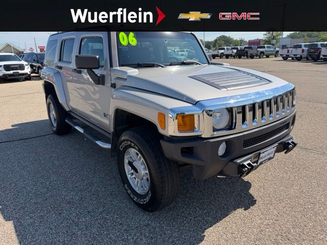 Boulder Gray Metallic 2006 Hummer H3 SUV / Crossover Four-Wheel Drive 4-Speed Automatic Overdrive