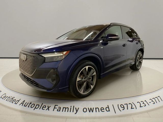 Blue Metallic 2023 Audi Q4 e-tron quattro Premium 50 SUV / Crossover All-Wheel Drive Automatic