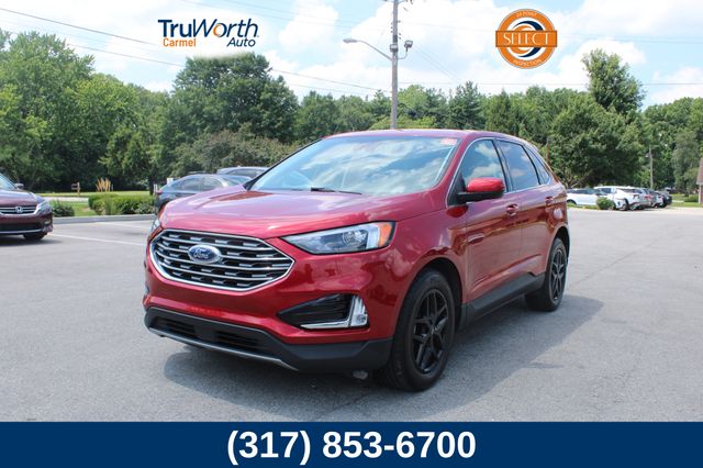 Red Metallic 2022 Ford Edge SUV / Crossover All-Wheel Drive 8-Speed Automatic