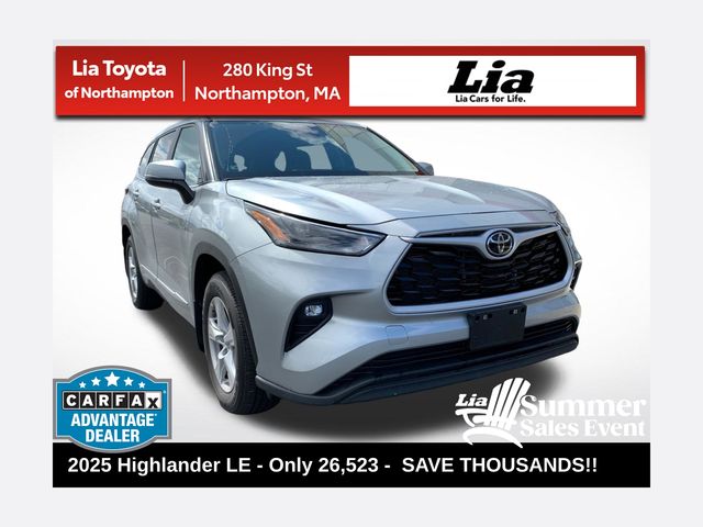Celestial Silver Metallic 2025 Toyota Highlander SUV / Crossover All-Wheel Drive 8-Speed Automatic