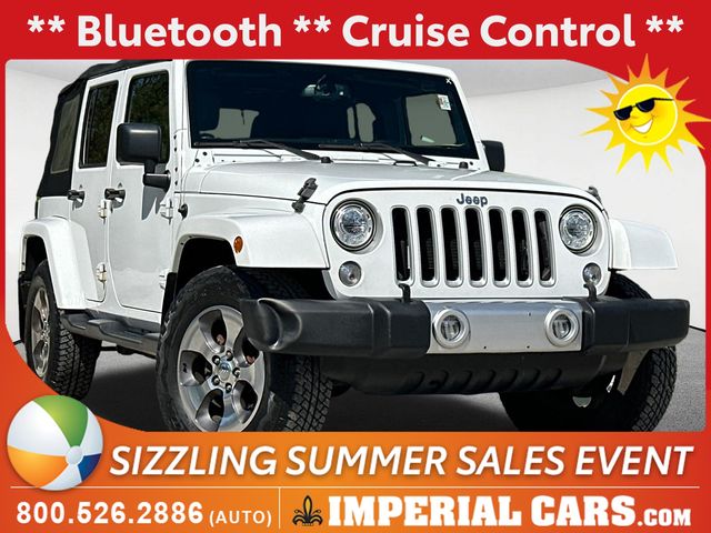 Bright White Clearcoat 2017 Jeep Wrangler Unlimited Sahara 4WD SUV / Crossover Four-Wheel Drive 5-Speed Automatic