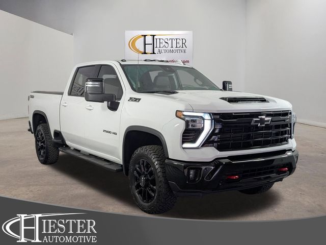 Summit White 2025 Chevrolet Silverado 2500HD LTZ Crew Cab 4WD Pickup Truck Four-Wheel Drive Automatic