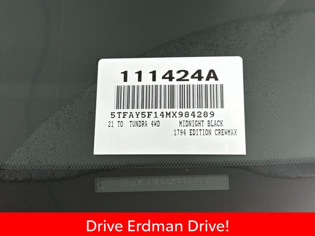 Used 2021 Toyota Tundra Truck