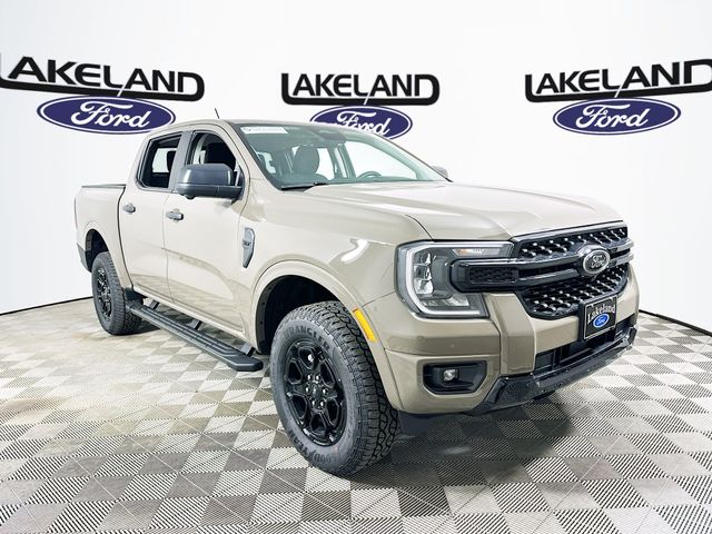 Marsh Gray 2025 Ford Ranger Pickup Truck Four-Wheel Drive Automatic
