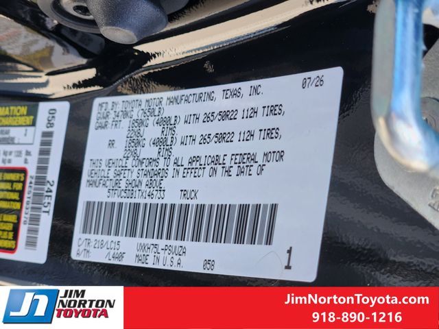 New 2026 Toyota Tundra i-FORCE MAX Truck