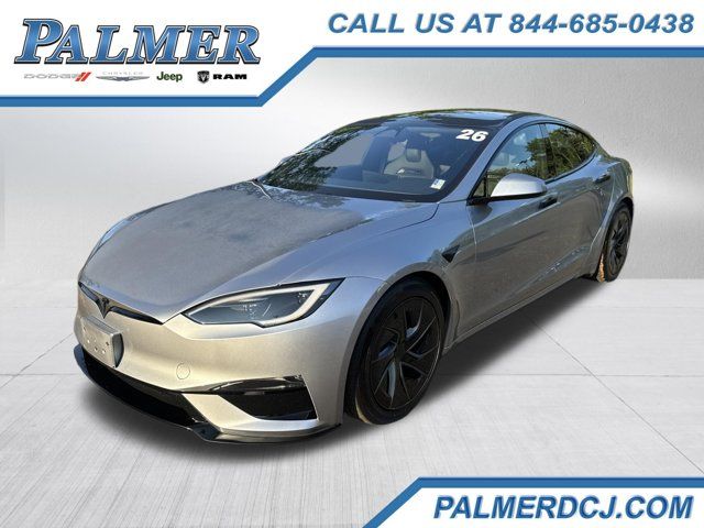 Lunar Silver 2026 Tesla Model S Sedan All-Wheel Drive 1-Speed Automatic