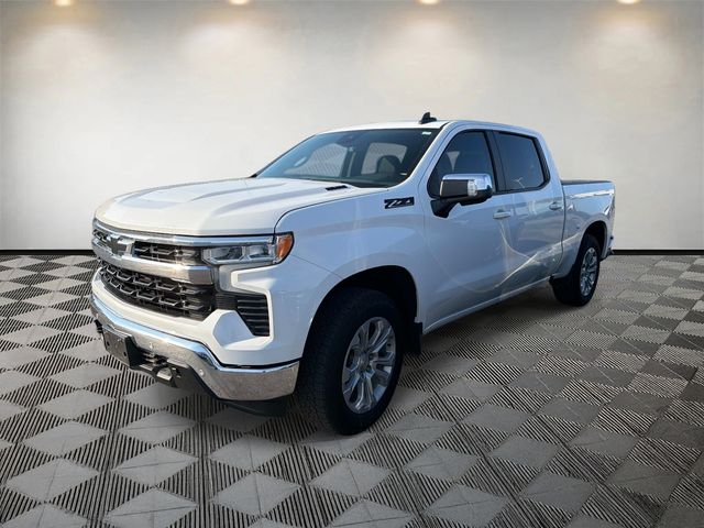 Summit White 2025 Chevrolet Silverado 1500 Pickup Truck Four-Wheel Drive Automatic