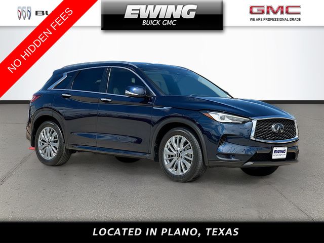 Hermosa Blue 2024 INFINITI QX50 SUV / Crossover Front-Wheel Drive Continuously Variable Transmission