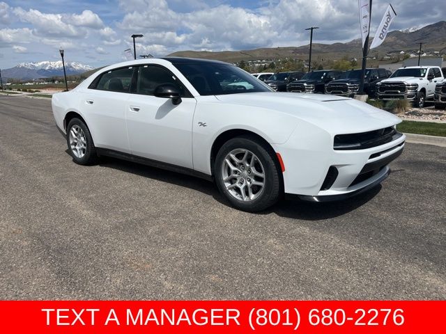 Bright White Clearcoat 2026 Dodge Charger Sedan All-Wheel Drive 8-Speed Automatic