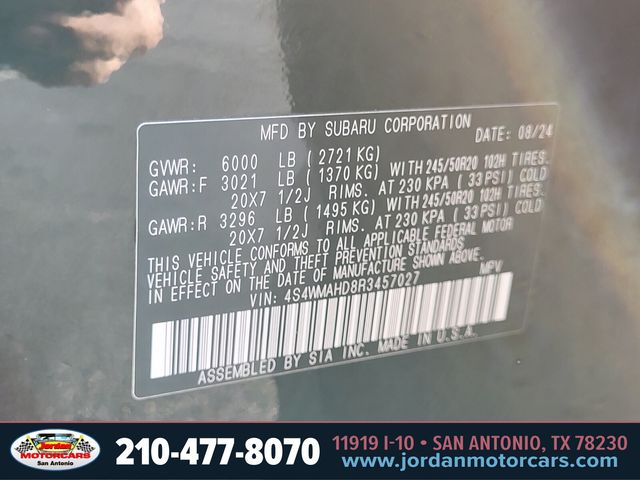 Used Car 2024 Subaru Ascent  Onyx Edition For Sale Under $35,000 In San Antonio, Texas