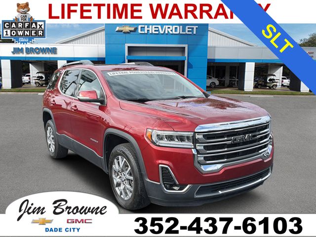 Cayenne Red Tintcoat 2022 GMC Acadia SLT FWD SUV / Crossover Front-Wheel Drive 9-Speed Automatic