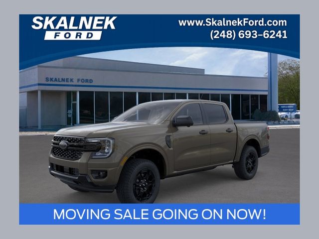 Marsh Gray 2026 Ford Ranger XLT SuperCrew 4WD Pickup Truck Four-Wheel Drive Automatic