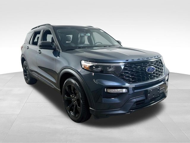 Blue Metallic 2023 Ford Explorer SUV / Crossover All-Wheel Drive Automatic