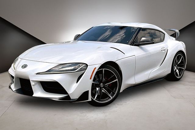 White 2021 Toyota Supra 2.0 RWD Coupe Rear-Wheel Drive 8-Speed Automatic