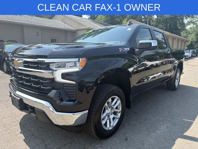 Black 2023 Chevrolet Silverado 1500 Pickup Truck Four-Wheel Drive Automatic