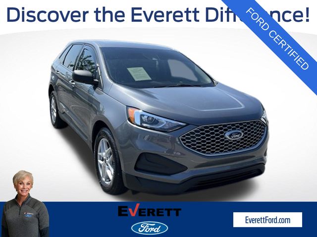 Gray Metallic 2024 Ford Edge SUV / Crossover All-Wheel Drive 8-Speed Automatic