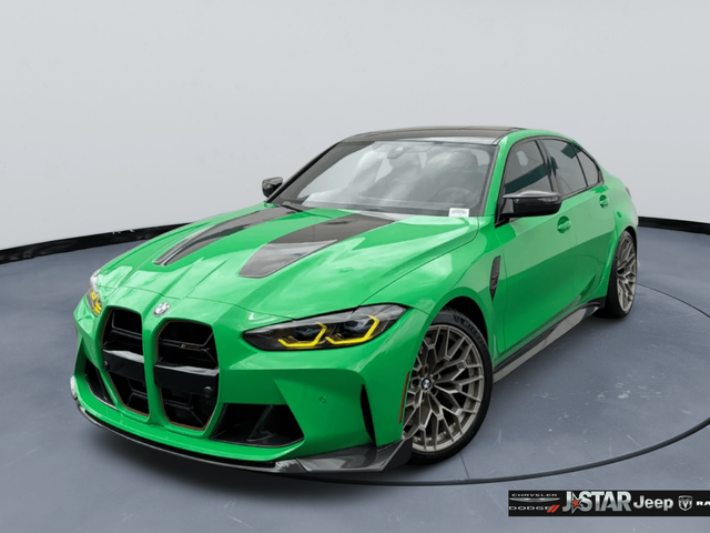 Signal Green 2024 BMW M3 Sedan All-Wheel Drive 8-Speed Automatic