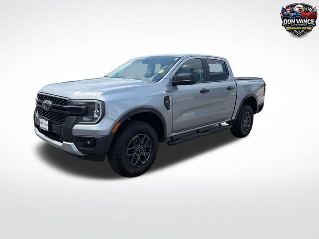 Silver Metallic 2024 Ford Ranger Pickup Truck Four-Wheel Drive Automatic