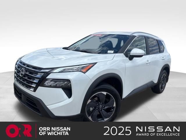 Everest White Pearl 2024 Nissan Rogue SV FWD SUV / Crossover Front-Wheel Drive Continuously Variable Transmission