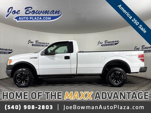 Oxford White Clearcoat 2009 Ford F-150 Pickup Truck Four-Wheel Drive 4-Speed Automatic Overdrive