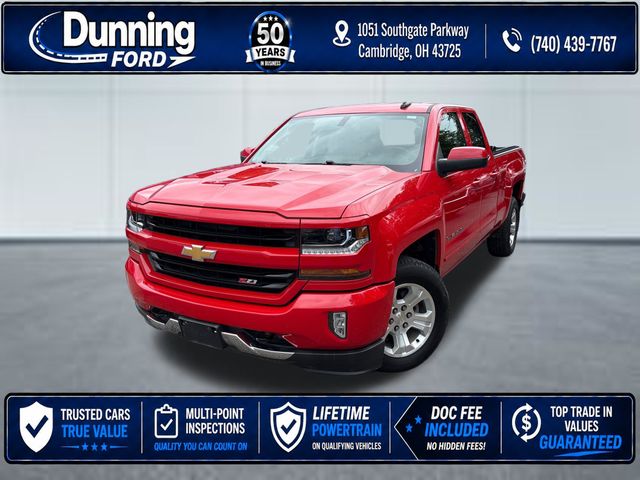 Red Hot 2018 Chevrolet Silverado 1500 Pickup Truck Four-Wheel Drive 6-Speed Automatic Overdrive