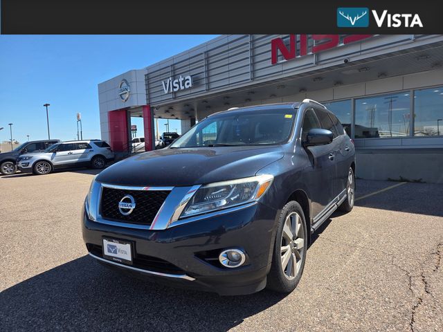 Arctic Blue Metallic 2016 Nissan Pathfinder Platinum 4WD SUV / Crossover Four-Wheel Drive Continuously Variable Transmission