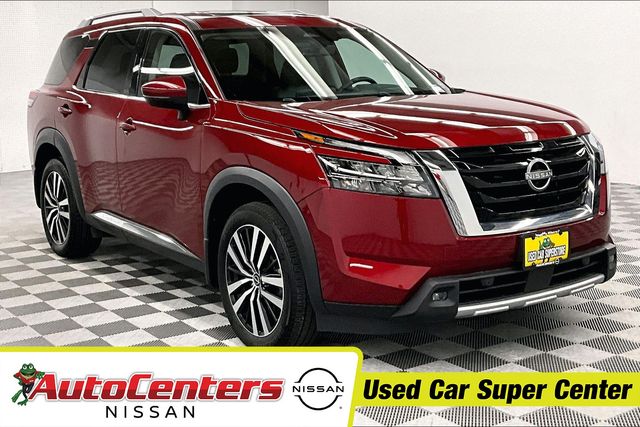 Red (Scarlet Ember Tintcoat) 2025 Nissan Pathfinder SUV / Crossover All-Wheel Drive 9-Speed Automatic