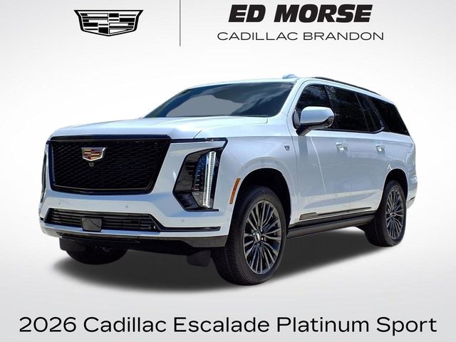 Vibrant White Tricoat 2026 Cadillac Escalade SUV / Crossover Rear-Wheel Drive