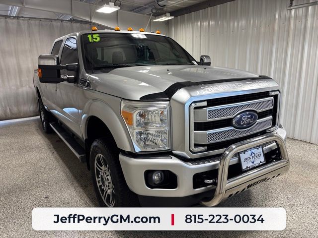 Ingot Silver 2015 Ford F-250 Super Duty Pickup Truck Four-Wheel Drive 6-Speed Automatic