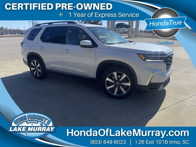 Platinum White 2024 Honda Pilot SUV / Crossover All-Wheel Drive Automatic