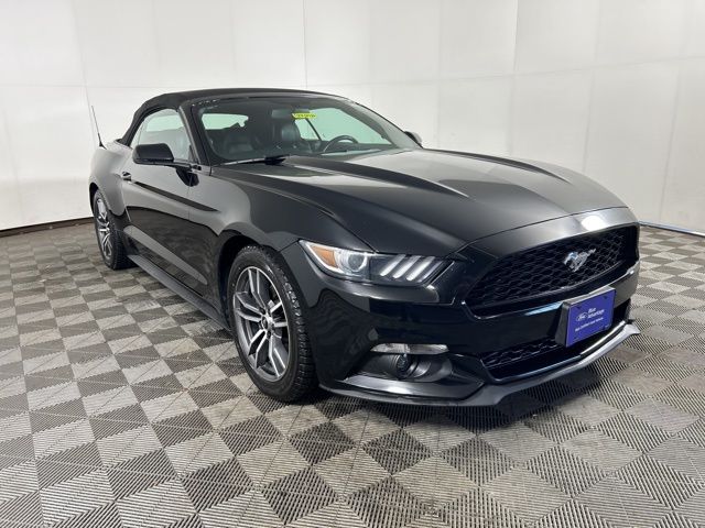 Shadow Black 2017 Ford Mustang EcoBoost Premium Convertible RWD Convertible Rear-Wheel Drive 6-Speed Automatic