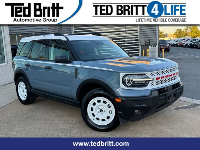 Blue (Azure Gray Metallic) 2025 Ford Bronco Sport Heritage AWD SUV / Crossover All-Wheel Drive 8-Speed Automatic
