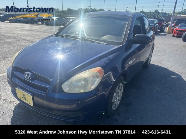 Ice Blue 2008 Hyundai Accent GS 2-Door Hatchback FWD Hatchback Front-Wheel Drive