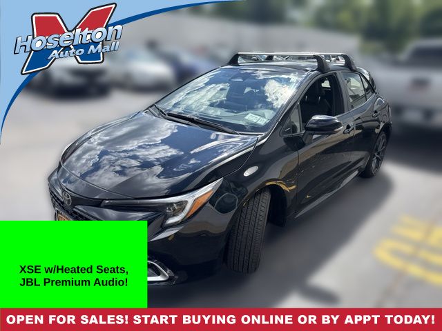 Midnight Black Metallic 2024 Toyota Corolla Hatchback Hatchback Front-Wheel Drive Continuously Variable Transmission