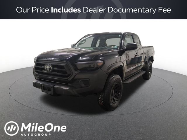 Midnight Black Metallic 2022 Toyota Tacoma Pickup Truck Four-Wheel Drive 6-Speed Automatic
