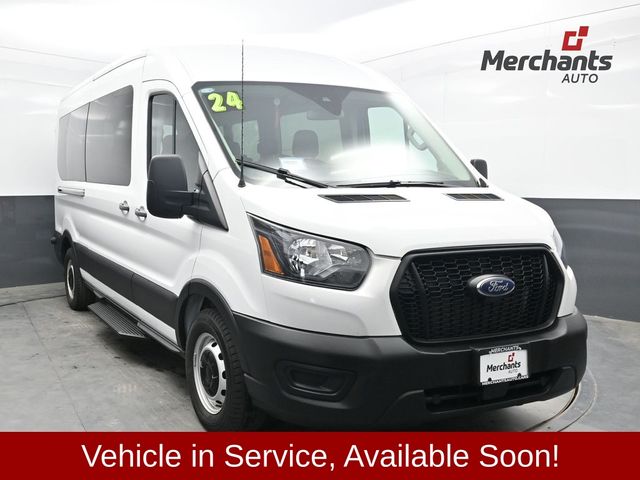 Oxford White 2024 Ford Transit Passenger Van Rear-Wheel Drive