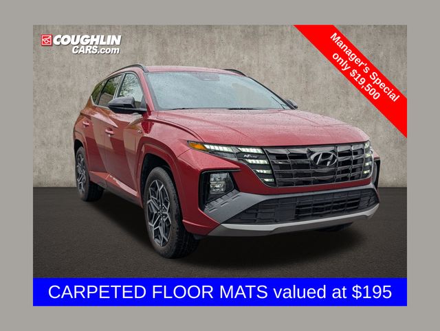 Red Crimson 2022 Hyundai Tucson N Line AWD SUV / Crossover All-Wheel Drive 8-Speed Automatic